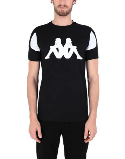 Shop Kappa Kontroll Kontroll Tee Man Man T-shirt Black Size Xl Cotton