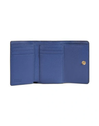 Shop Furla Wallet In Slate Blue