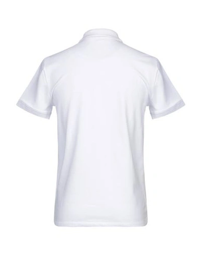 Shop Versace Polo Shirts In White