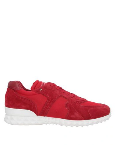 Shop Valentino Sneakers In Red