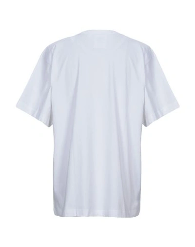 Shop Cheap Monday Man T-shirt White Size Xxs Cotton