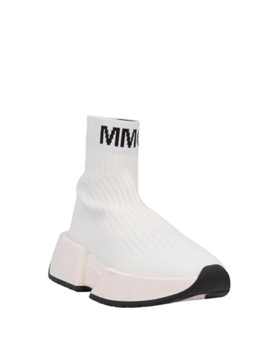 Shop Mm6 Maison Margiela Sneakers In White