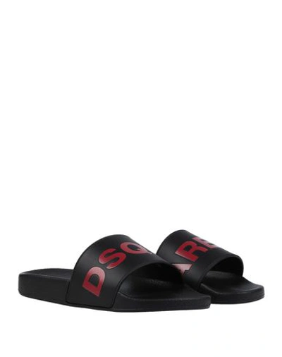 Shop Dsquared2 Sandals In Black