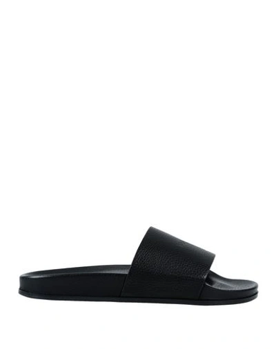 Shop Vetements Sandals In Black