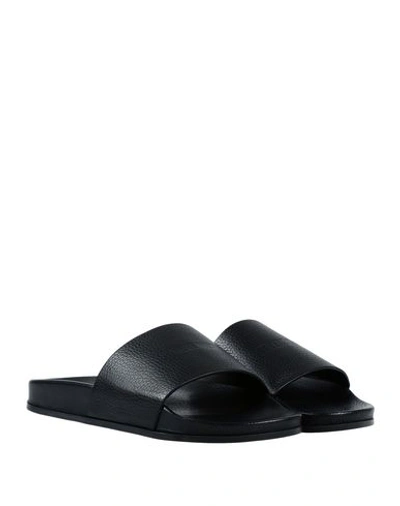 Shop Vetements Sandals In Black