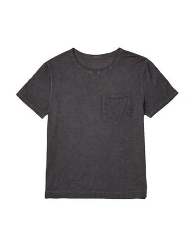 Shop Massimo Alba T-shirts In Steel Grey