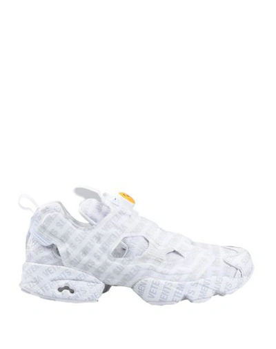 Shop Reebok X Vetements Sneakers In White