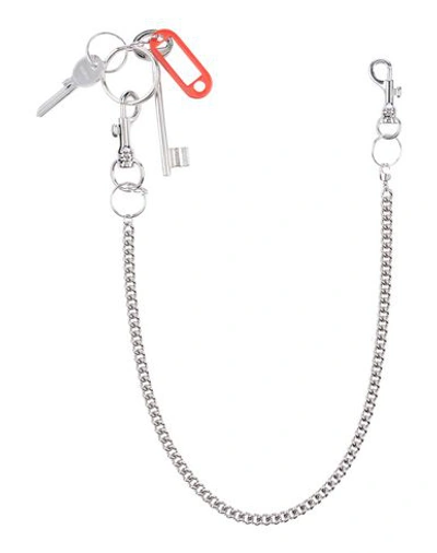 Shop Vetements Key Ring In Silver