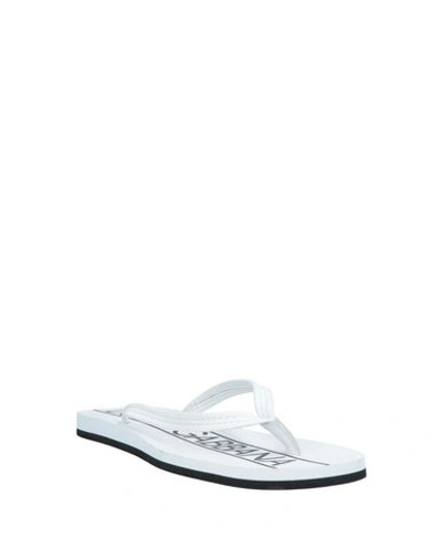 Shop Dolce & Gabbana Flip Flops In White