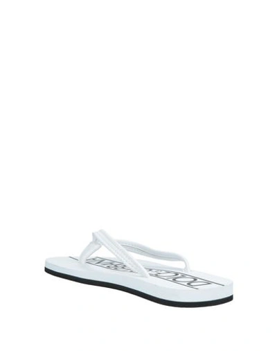 Shop Dolce & Gabbana Flip Flops In White