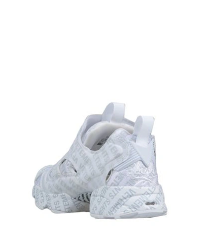 Shop Reebok X Vetements Man Sneakers White Size 11 Textile Fibers, Rubber