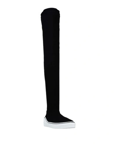Givenchy George V Over-the-knee Sneaker Boots In Black
