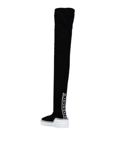 Givenchy George V Over-the-knee Sneaker Boots In Black