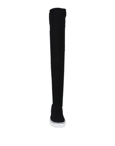 Givenchy George V Over-the-knee Sneaker Boots In Black