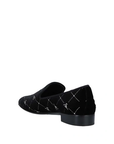 Shop Giuseppe Zanotti Loafers In Black