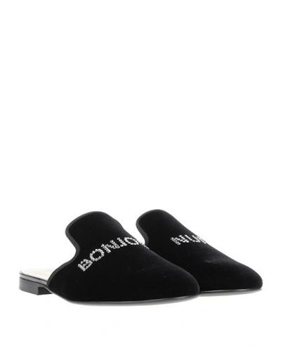 Shop Giuseppe Zanotti Slippers In Black