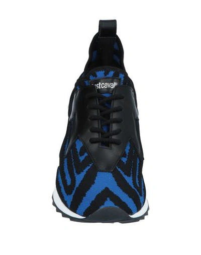 Shop Just Cavalli Sneakers In Bright Blue