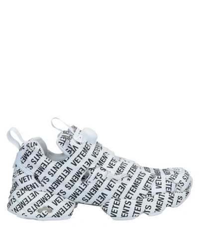 Shop Reebok X Vetements Sneakers In White