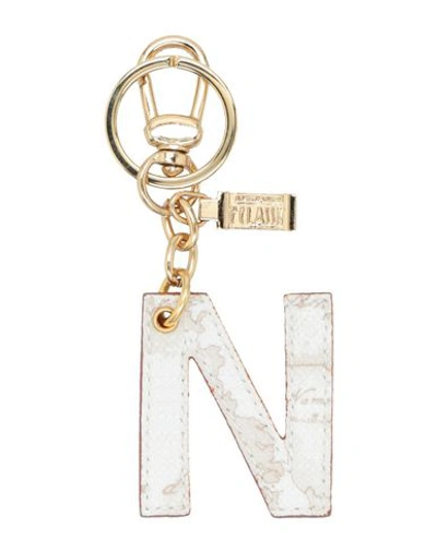 Shop Alviero Martini 1a Classe Key Ring In Ivory