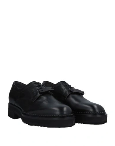 Shop Pollini Laced Shoes In Black