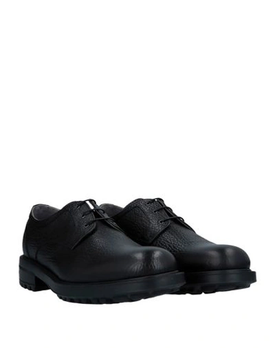Shop Pollini Lace-up Shoes In Black