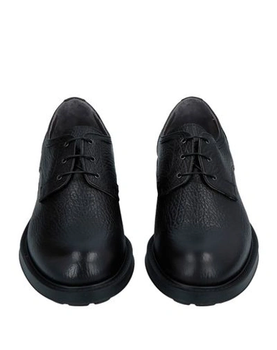 Shop Pollini Lace-up Shoes In Black