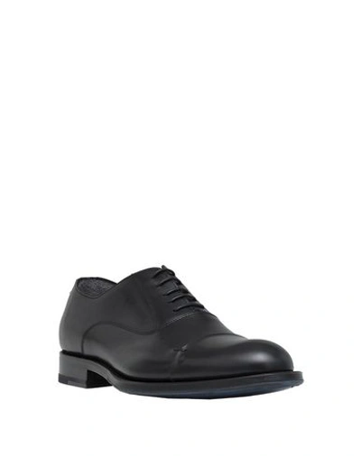 Shop Pollini Laced Shoes In Black