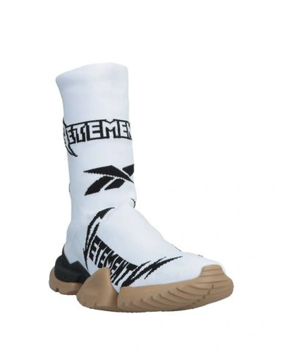 Shop Reebok X Vetements Sneakers In White