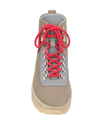 Shop Fear Of God Boots In Dove Grey