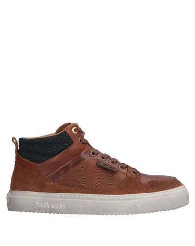 Shop Pantofola D'oro Sneakers In Brown