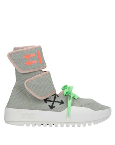 Shop Off-white Sneakers In Military Green