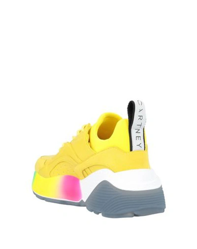 Shop Stella Mccartney Sneakers In Yellow