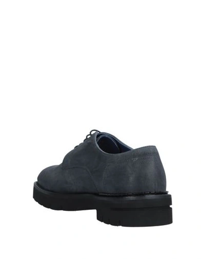 Shop Alberto Guardiani Laced Shoes In Steel Grey