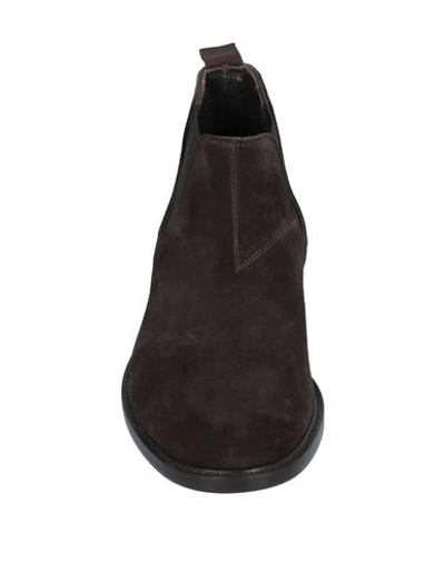 Shop Brian Dales Boots In Dark Brown