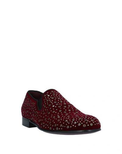 Shop Dolce & Gabbana Loafers In Maroon