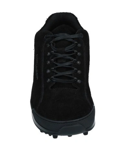 Shop Saint Laurent Man Sneakers Black Size 8 Soft Leather