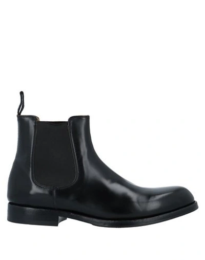 Shop Green George Boots In Black