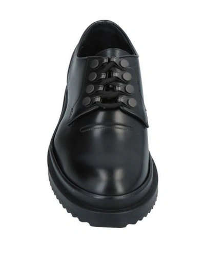 Shop Oamc Laced Shoes In Black