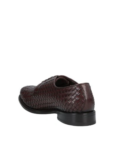 Shop Ortigni Laced Shoes In Dark Brown