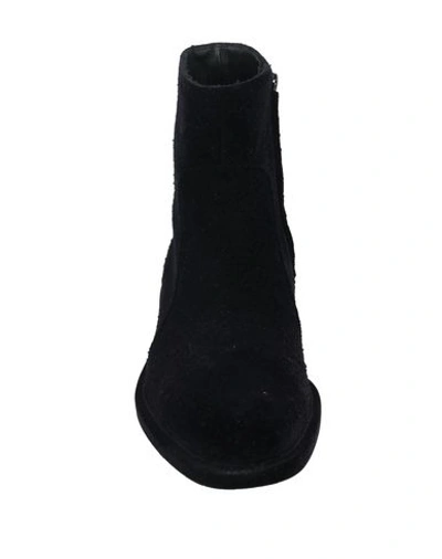 Shop Maison Margiela Ankle Boots In Black