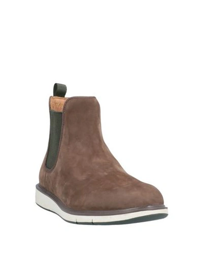 Shop Swims Ankle Boots In Dark Brown