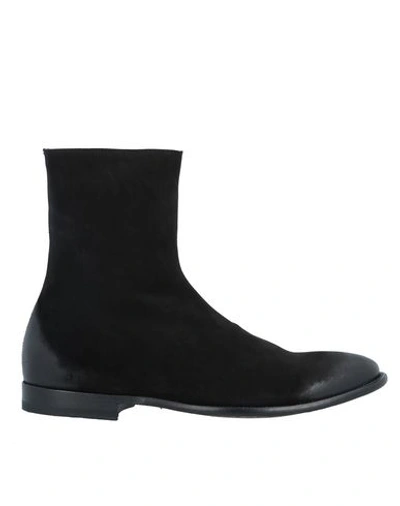 Shop Alexander Mcqueen Man Ankle Boots Black Size 12 Soft Leather