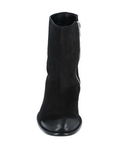 Shop Alexander Mcqueen Man Ankle Boots Black Size 12 Soft Leather