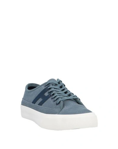Shop Huf Sneakers In Slate Blue