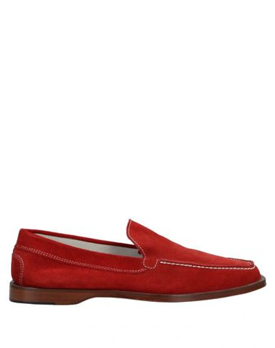 Shop Ortigni Loafers In Red