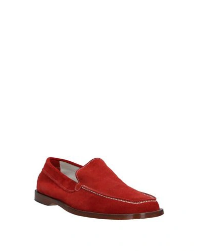 Shop Ortigni Loafers In Red