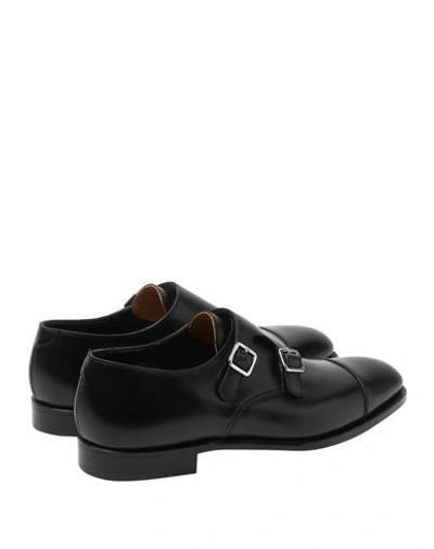 Shop George Cleverley Loafers In Black