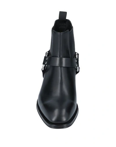 Shop Alexander Mcqueen Man Ankle Boots Black Size 10 Soft Leather