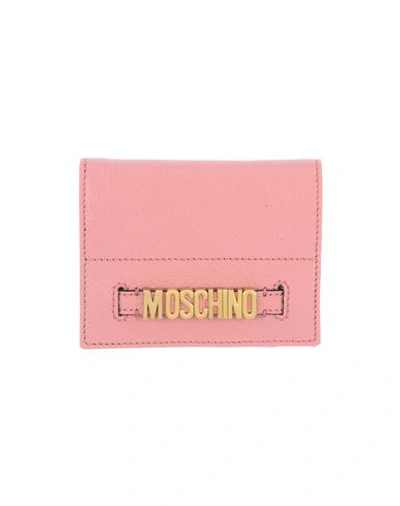 Shop Moschino Wallet In Pink