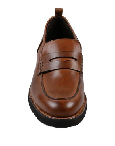 Shop Fabiano Ricci Loafers In Brown